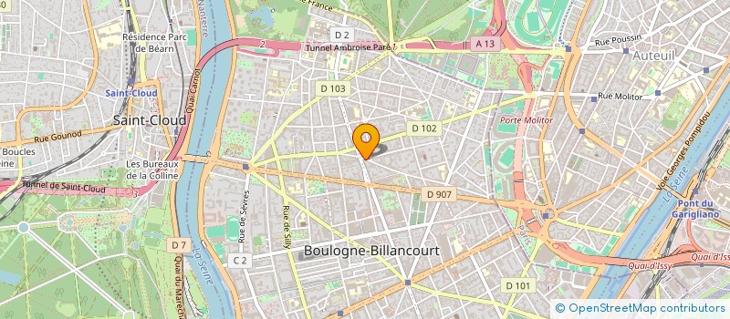 localisation de l'entreprise MONSIEUR ALEXANDRE PERROT à BOULOGNE-BILLANCOURT