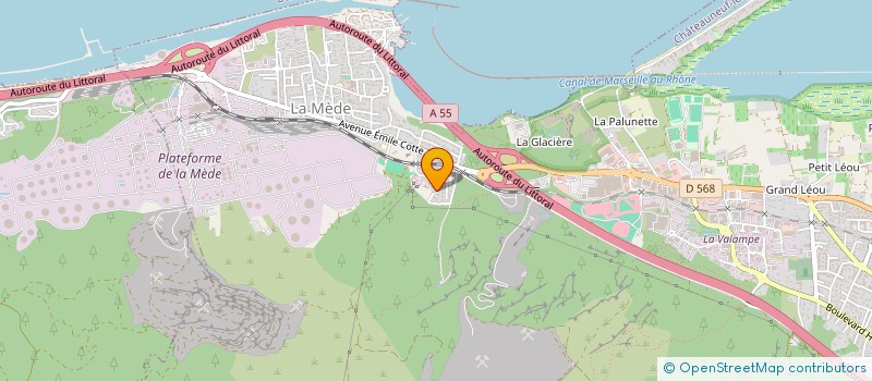 localisation de l'entreprise MONSIEUR ALEXANDRE PERROUD  CHATEAUNEUF-LES-MARTIGUES