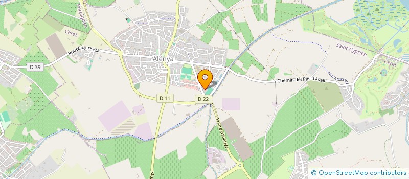 localisation de l'entreprise MONSIEUR ALEXANDRE PERTUS  ALENYA