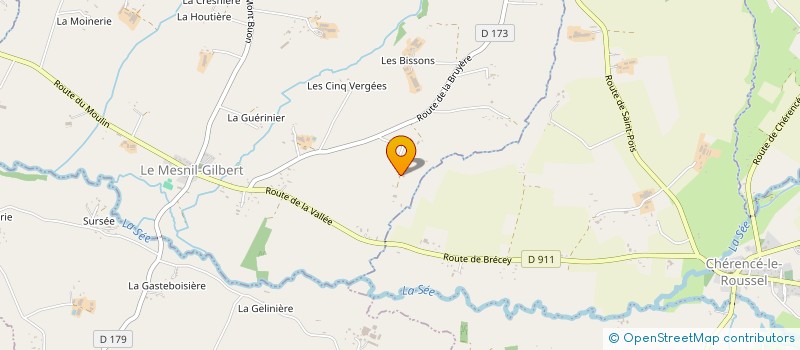 localisation de l'entreprise MONSIEUR ALEXANDRE PESCHARD  LE MESNIL-GILBERT