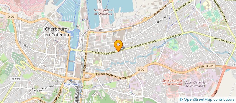 localisation de l'entreprise MONSIEUR ALEXANDRE PESCHMANN  CHERBOURG-EN-COTENTIN