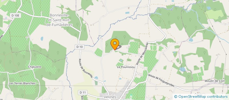 localisation de l'entreprise MONSIEUR ALEXANDRE PESQUIER  VELINES