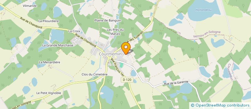 localisation de l'entreprise MONSIEUR ALEXANDRE PESSIN  COURMEMIN