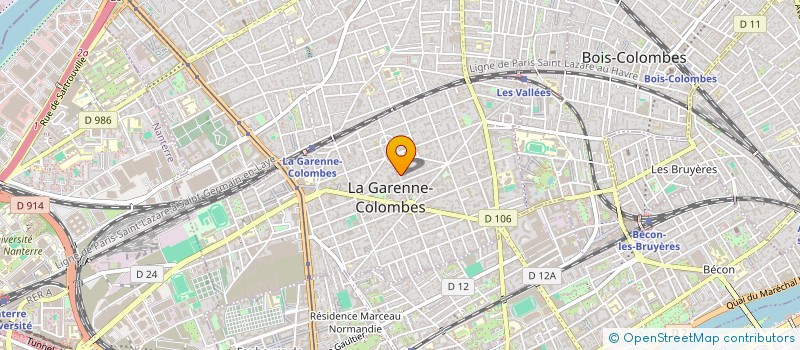 localisation de l'entreprise MONSIEUR ALEXANDRE PETER à LA GARENNE-COLOMBES