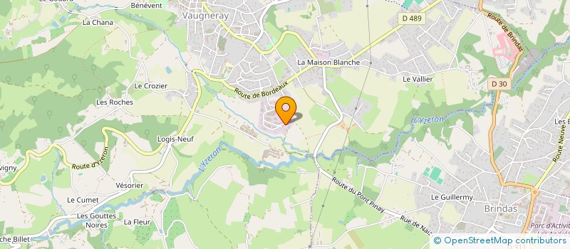 localisation de l'entreprise MONSIEUR ALEXANDRE PETIT  VAUGNERAY