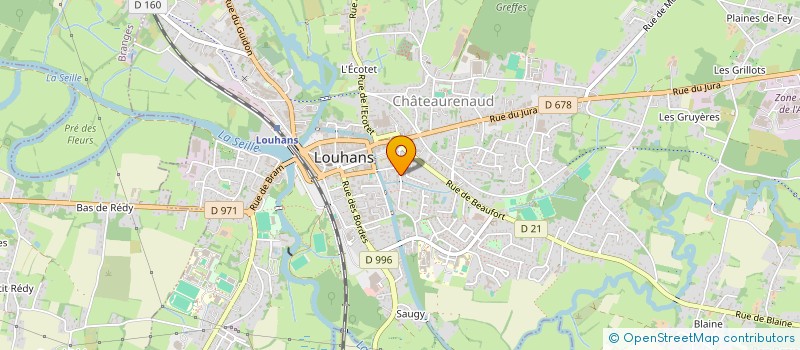 localisation de l'entreprise MONSIEUR ALEXANDRE PETOT à LOUHANS
