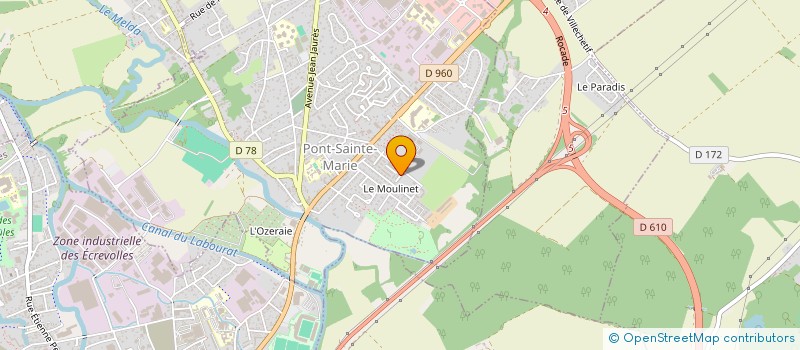 localisation de l'entreprise MONSIEUR ALEXANDRE PETRILLO  PONT-SAINTE-MARIE