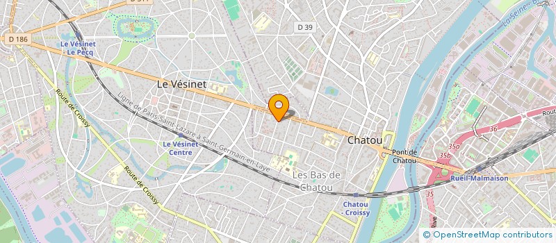 localisation de l'entreprise MONSIEUR ALEXANDRE PETROVIC  CHATOU