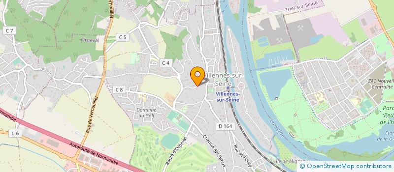 localisation de l'entreprise MONSIEUR ALEXANDRE PETZOLD  VILLENNES-SUR-SEINE