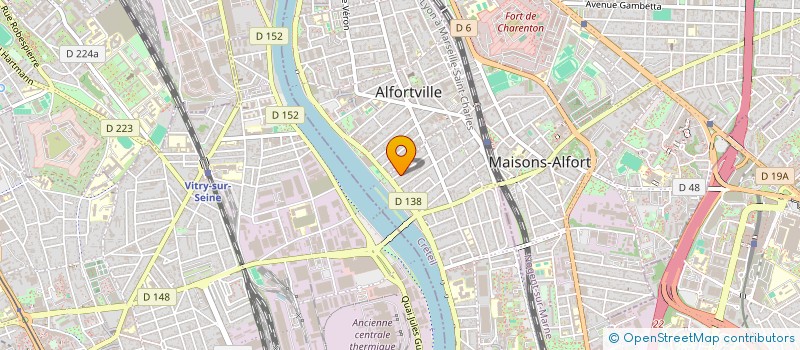 localisation de l'entreprise MONSIEUR ALEXANDRE PEUVRIER à ALFORTVILLE
