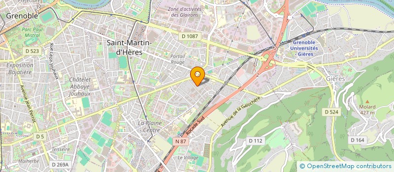 localisation de l'entreprise MONSIEUR ALEXANDRE PEYRAC  SAINT-MARTIN-D'HERES