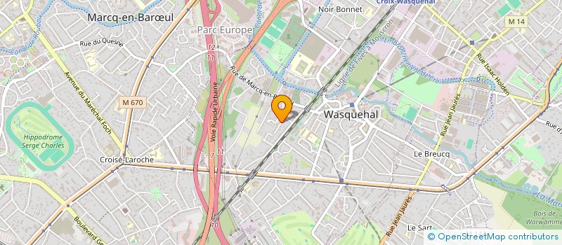 localisation de l'entreprise MONSIEUR ALEXANDRE PHILIPPE à WASQUEHAL