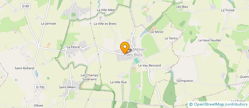 localisation de l'entreprise MONSIEUR ALEXANDRE PHILIPPE  SAINT MELOIR DES BOIS