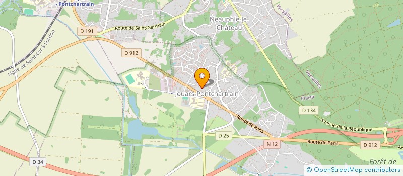 localisation de l'entreprise MONSIEUR ALEXANDRE PHILIPPOT  JOUARS-PONTCHARTRAIN