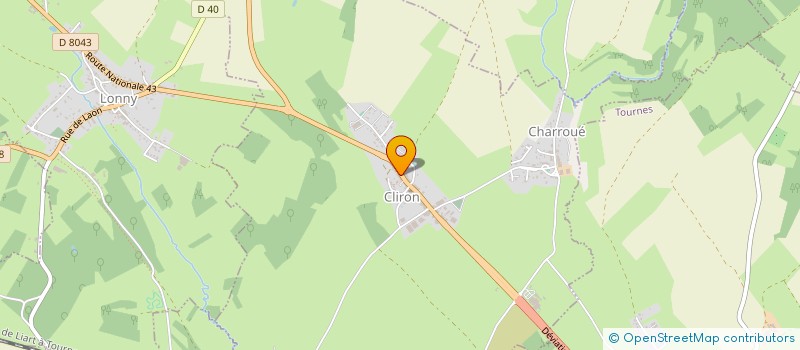 localisation de l'entreprise MONSIEUR ALEXANDRE PHILIPPOTEAUX  CLIRON