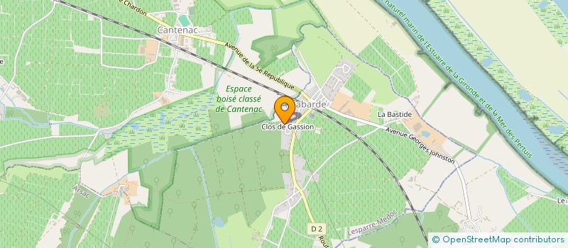 localisation de l'entreprise MONSIEUR ALEXANDRE PIATECKI  LABARDE