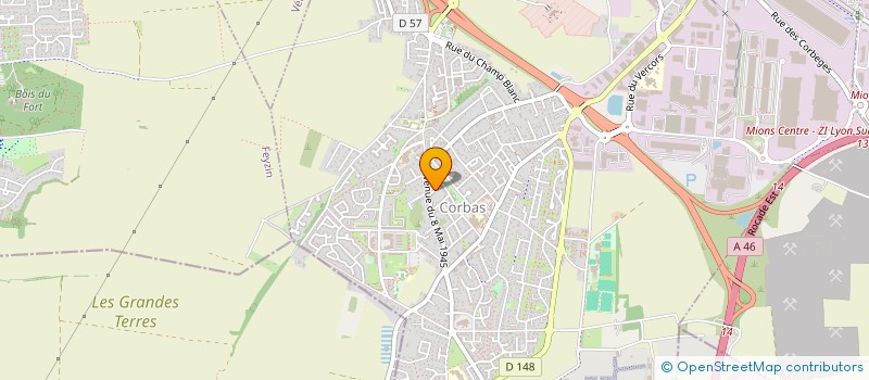 localisation de l'entreprise MONSIEUR ALEXANDRE PICCOLO à CORBAS