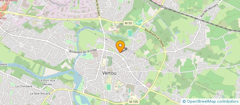 localisation de l'entreprise MONSIEUR ALEXANDRE PICHON  VERTOU