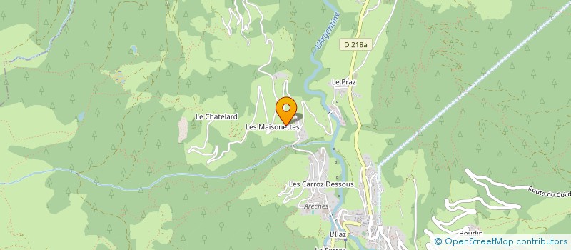 localisation de l'entreprise MONSIEUR ALEXANDRE PICHON à BEAUFORT