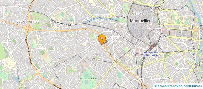 localisation de l'entreprise MONSIEUR ALEXANDRE PICONE à MONTPELLIER