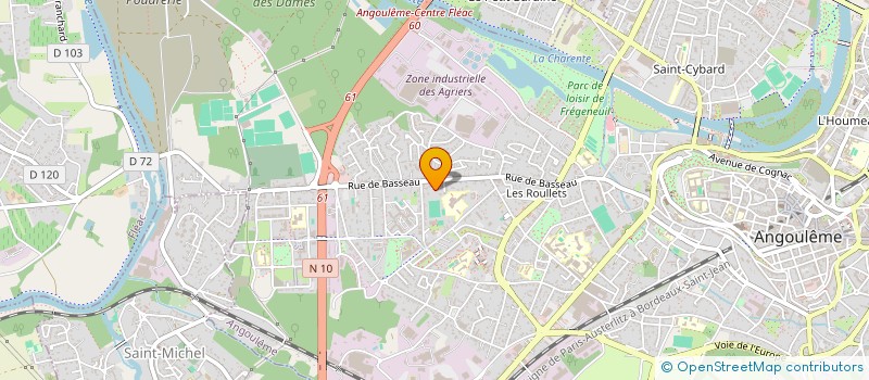 localisation de l'entreprise MONSIEUR ALEXANDRE PIDEILL à ANGOULEME