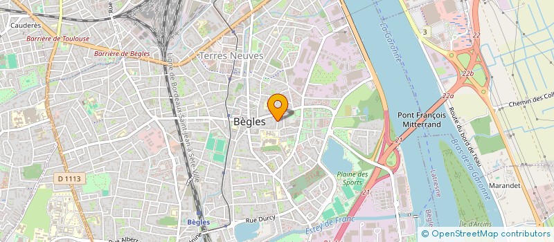 localisation de l'entreprise MONSIEUR ALEXANDRE PIERRE à BEGLES
