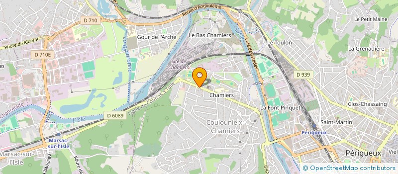 localisation de l'entreprise MONSIEUR ALEXANDRE PIERRE  COULOUNIEIX-CHAMIERS