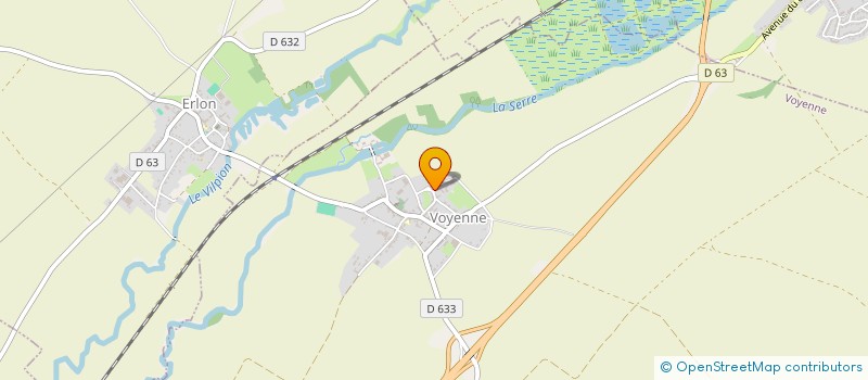 localisation de l'entreprise MONSIEUR ALEXANDRE PIERRET  VOYENNE