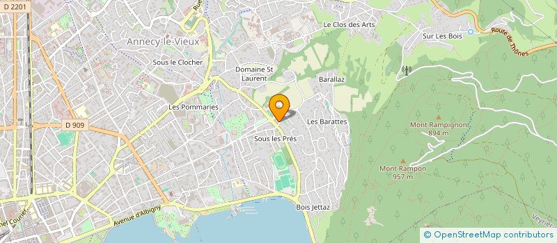 localisation de l'entreprise MONSIEUR ALEXANDRE PIGNELLA à ANNECY