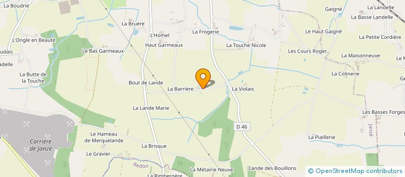 localisation de l'entreprise MONSIEUR ALEXANDRE PILARD  JANZE