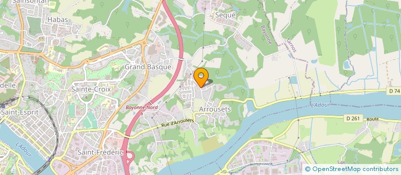 localisation de l'entreprise MONSIEUR ALEXANDRE PINAQUY à BAYONNE