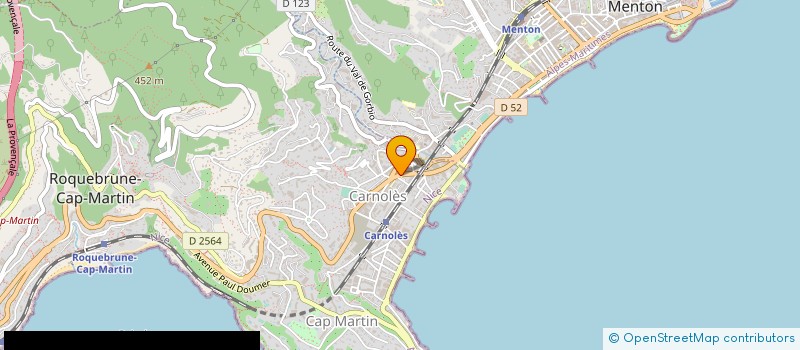 localisation de l'entreprise MONSIEUR ALEXANDRE PINATEL à ROQUEBRUNE-CAP-MARTIN