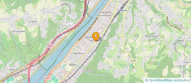 localisation de l'entreprise MONSIEUR ALEXANDRE PINHO  VIENNE