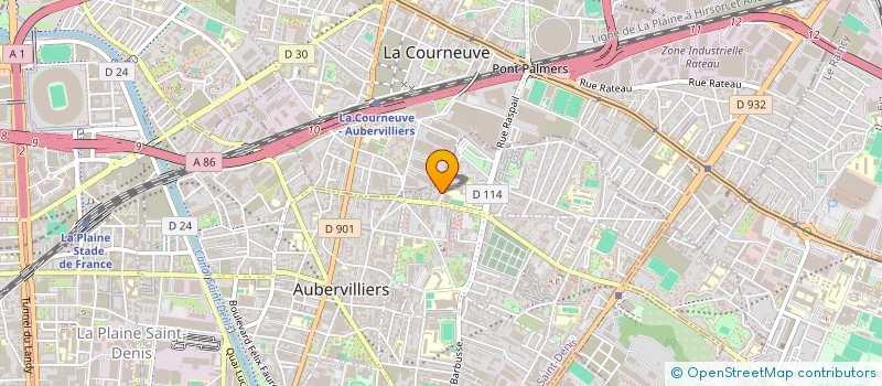 localisation de l'entreprise MONSIEUR ALEXANDRE PINON à AUBERVILLIERS