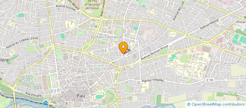 localisation de l'entreprise MONSIEUR ALEXANDRE PINSON à PAU