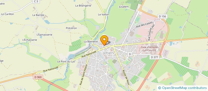 localisation de l'entreprise MONSIEUR ALEXANDRE PIONNEAU à LYS-HAUT-LAYON
