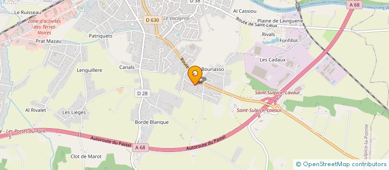 localisation de l'entreprise MONSIEUR ALEXANDRE PIQUERAS  SAINT-SULPICE-LA-POINTE