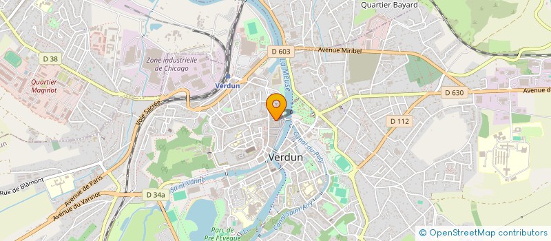 localisation de l'entreprise MONSIEUR ALEXANDRE PIQUET à VERDUN