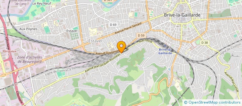 localisation de l'entreprise MONSIEUR ALEXANDRE PIRES MENDES PEREIRA  BRIVE-LA-GAILLARDE