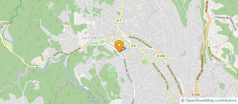 localisation de l'entreprise MONSIEUR ALEXANDRE PISON  LA COLLE-SUR-LOUP