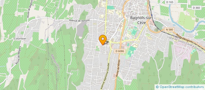 localisation de l'entreprise MONSIEUR ALEXANDRE PISSAS à BAGNOLS-SUR-CEZE