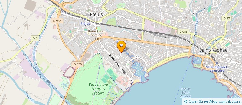 localisation de l'entreprise MONSIEUR ALEXANDRE PITA à FREJUS