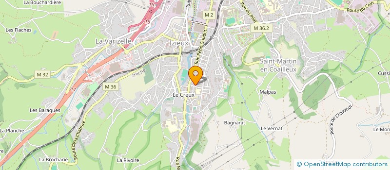 localisation de l'entreprise MONSIEUR ALEXANDRE PITRUZZELLA  SAINT-CHAMOND