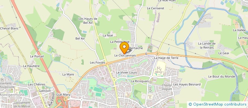 localisation de l'entreprise MONSIEUR ALEXANDRE PLADYS  SAINT-GREGOIRE