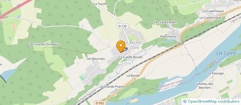 localisation de l'entreprise MONSIEUR ALEXANDRE PLANCKE  COTEAUX-SUR-LOIRE