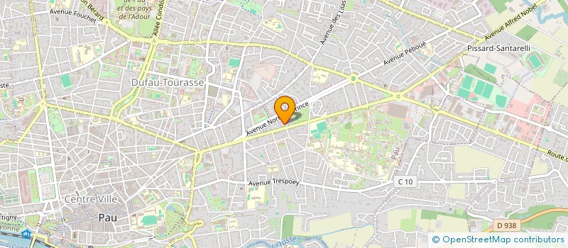 localisation de l'entreprise MONSIEUR ALEXANDRE PLANTIER à PAU