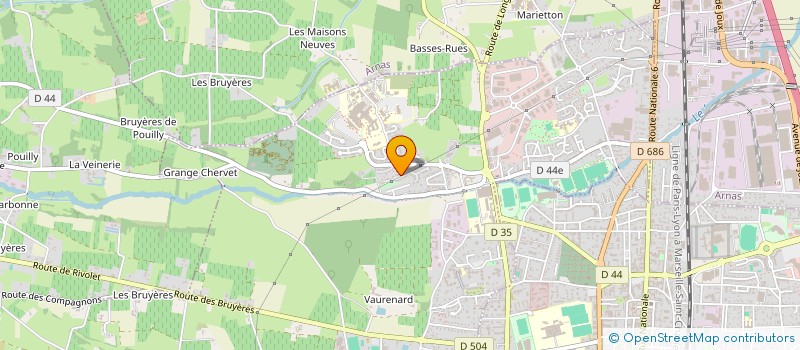 localisation de l'entreprise MONSIEUR ALEXANDRE PLASSARD  GLEIZE