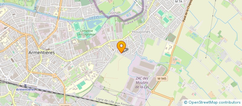 localisation de l'entreprise MONSIEUR ALEXANDRE PLATEEL  HOUPLINES