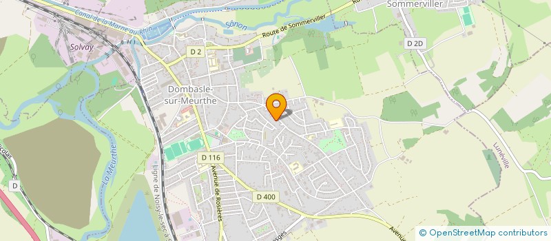 localisation de l'entreprise MONSIEUR ALEXANDRE PLOMTEUX à DOMBASLE-SUR-MEURTHE