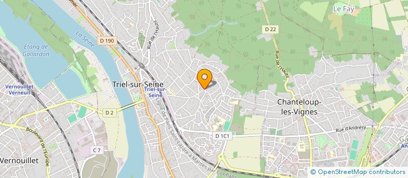 localisation de l'entreprise MONSIEUR ALEXANDRE POGGI  TRIEL-SUR-SEINE